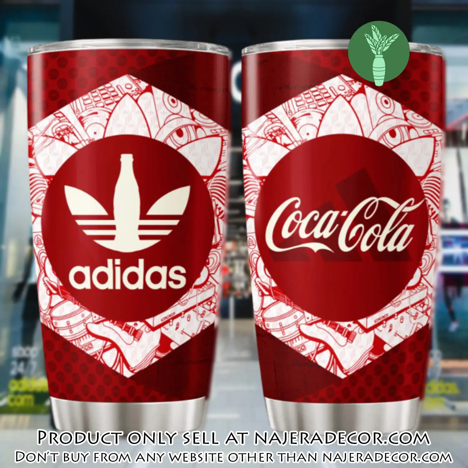 Adidas coca cola stainless steel tumbler 20oz30oz njr3134875